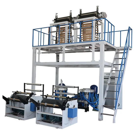 PE LDPE HDPE Double Head Blowing Film Extruder Plastic Nylon Blown Film Machines
