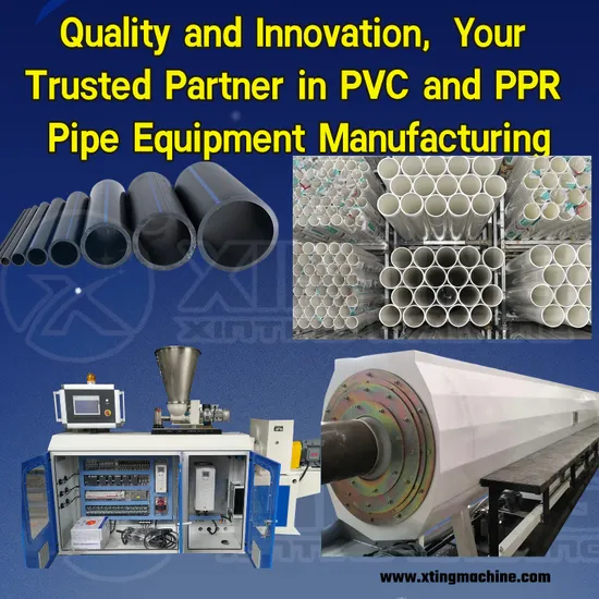 Plastic PVC HDPE PE PPR Water Pipe Window Door Profile Extrusion/Making Machine Plastic Production/Extrusion Line