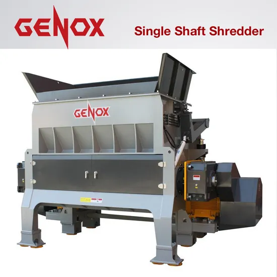 Genox Wood/Paper /Cable/Metal /Plastic Single Shaft Shredder