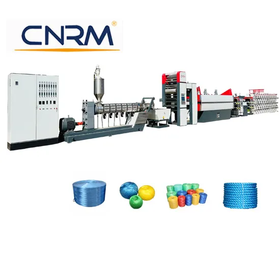 Hot Sale Plastic PP PE Raffia Film Agriculture Greenhouse Packing Split Film Yarn String Extruder for Production of Polypropylene Twine