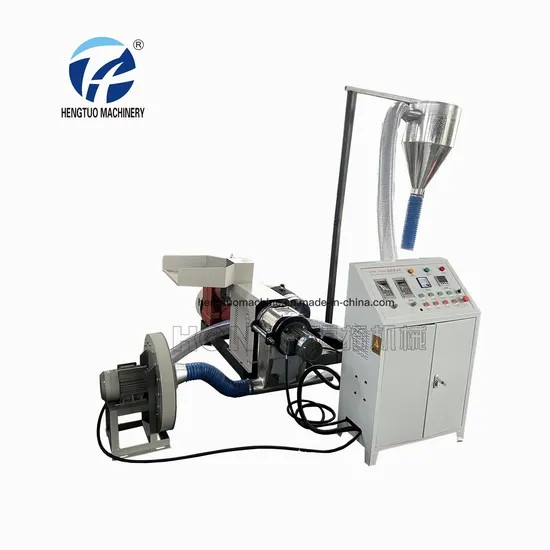 Mini Air Cooling Plastic Recycling Heat Cutting Granulator Machine