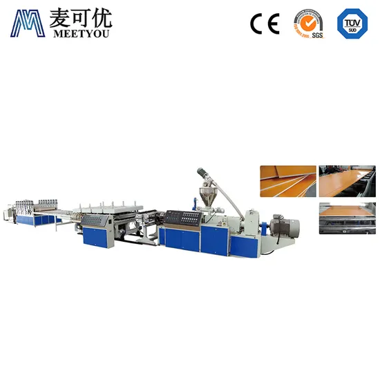 Meetyou Machinery China Profile Production Line Manufacturing Custom PVC PE Pipe Profiles Traction Machine Wholesale High-Quality PVC Profile Extrusion Machine