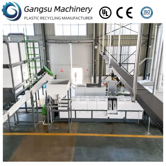 Pet/PP/PE/Agricultural Film/Woven Bag/Nylon/Bottle Flakes/ Shredder Crusher Washing Machine Plastic Recycling Line
