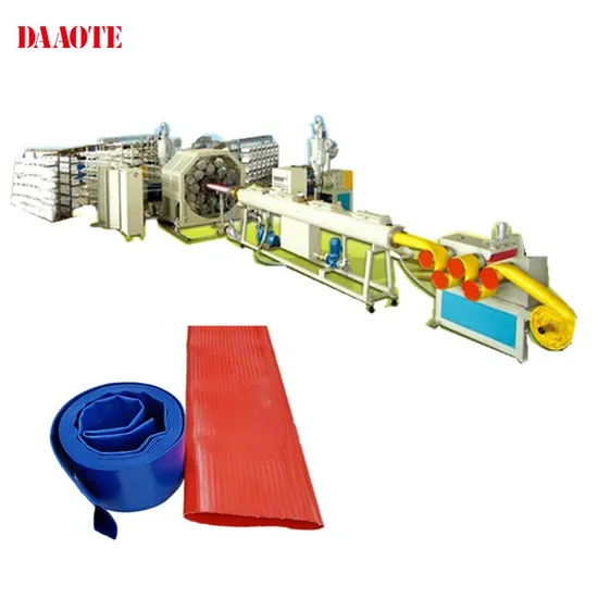 Polyester/Yarn Woven Reinforcement PVC PU Lay Flat Backwash Hose/Tube/Tape/Pipe Making Machine