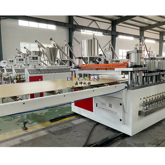 PVC WPC Wood Plastic Foam Board Sheet Extrusion Making Machine for Furniture