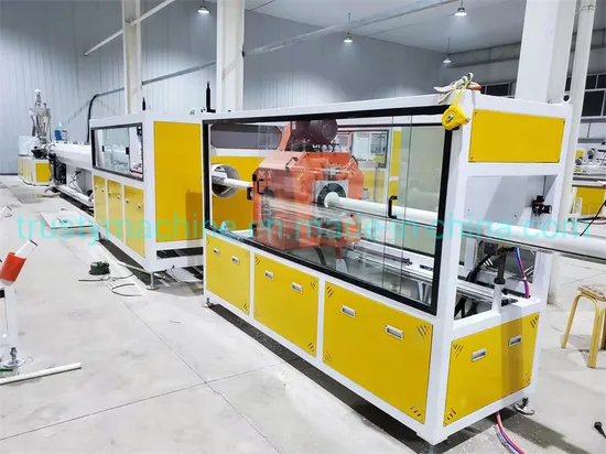 China PE HDPE PVC PP Plastic Pipe Make Making Extruder Machine for Gas Water Supply Drain Pipe