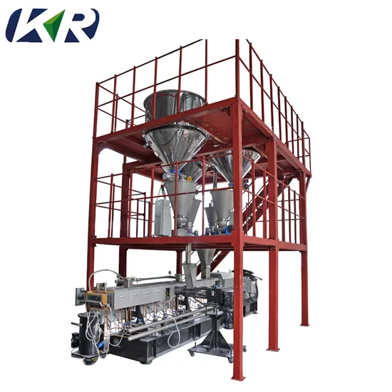 China Wholesale Plastic Pellets Making Twin Screw Extruder Machine