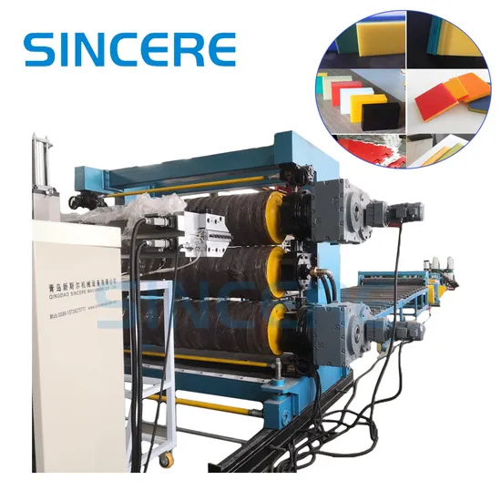 PP PE PVC Thick Plastic Sheets/Board/Panel Extrusion Machine Line