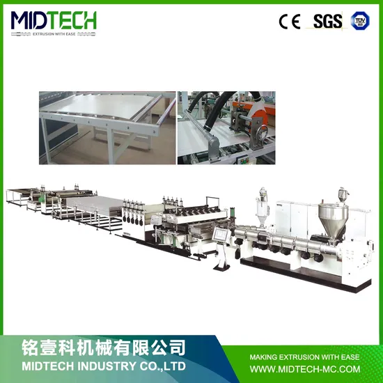 Fully Automatic PE/PP/PVC/ABS/HDPE Thick Sheet/Plate/Board Extrusion/Extruding Production Line Making Machine