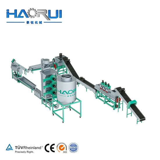 PP PE HDPE LDPE Bottle Woven Bag Film Washing Recycling Machine
