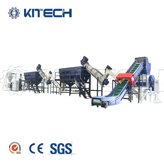 HDPE LDPE PP Soft and Hard Plastic Films Bottles Recycling Washing Machine