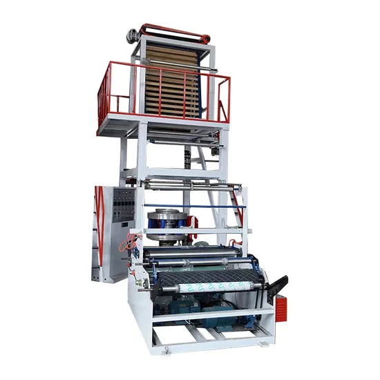 High Output HDPE/LDPE/LLDPE Plastic Film Blowing Machine for T-Shirt Bags