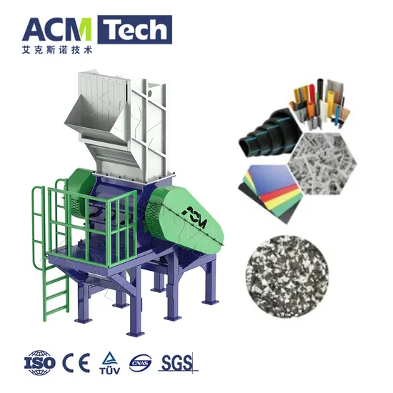 High Output Waste Plastic Recycle Crushing Machine Injection Mold PP PE Pet Bottles Crusher Machine Price