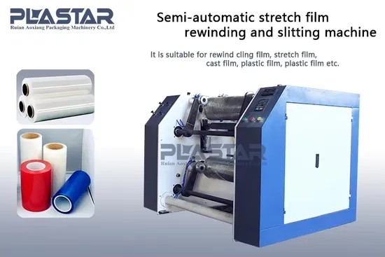 Paper Unwind and Rewind Machines Stretch Film Rewinder and Slitter