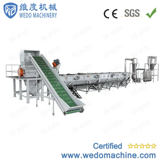 Plastic Crusher and Washing Film Plastic Machine for Recycling Line