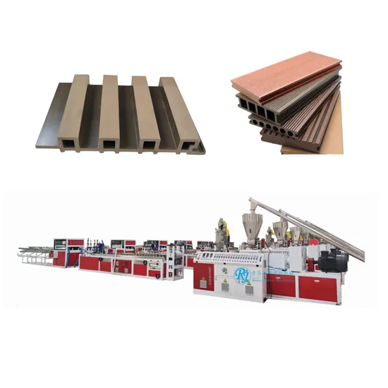 WPC PE Terrace Decking Flooring Profile Wood Plastic Composite Garden Fence Wall Panel Extruder Machine