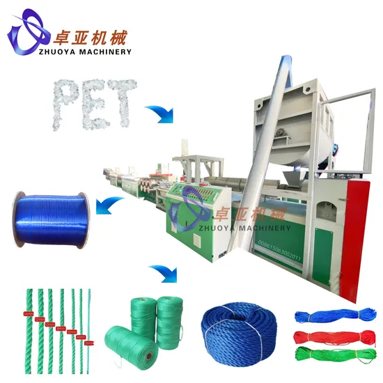 High Quality Plastic Pet/HDPE/PP/Nylon Rope/Twine Thread/Yarn/Filament/Monofilament Manufacturing Machinery