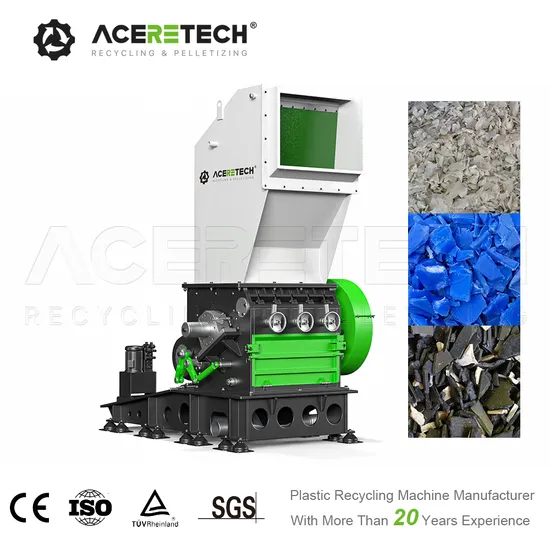 High Output Waste Plastic Sheets/Profiles/Films/Fibers/Solid Plastic Blocks Crusher Machine