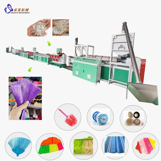 Best Quality China Plastic PP Pet Yarn Bristle Monofilament Extruder Machine Line/Pet Plastic Monofilament Extruder Machinery for Broom Brush Bristle Fibers