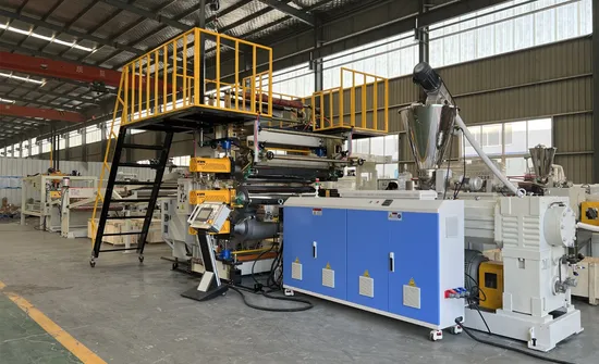 PVC/UPVC Imitation Marble Sheet Extrusion Machinery Line