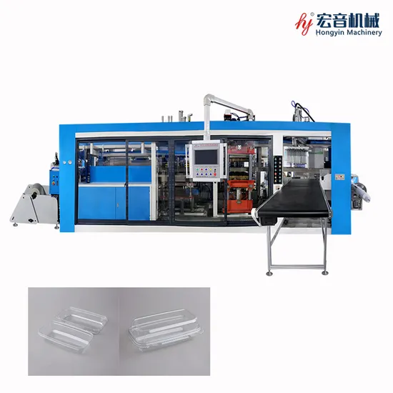Plastic Clamshell Dome Lid Punnet Vacuum Forming Thermoforming Machine