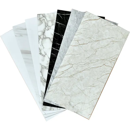 Marble Tile Self Adhesive PVC Wall Sticker Peel and Stick Wall Tiles