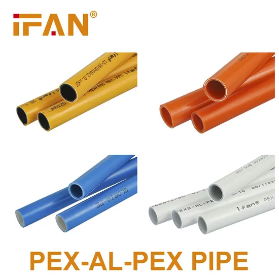 Ifan Pn25 White Plastic Water Gas Pex Aluminum Multilayer Floor Heating Pipe