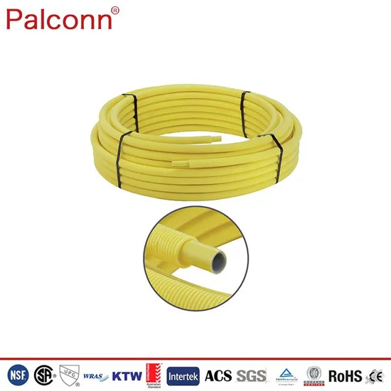 OEM Yellow Color 1620mm PE-Al-PE Aluminium Composite Gas Pipe