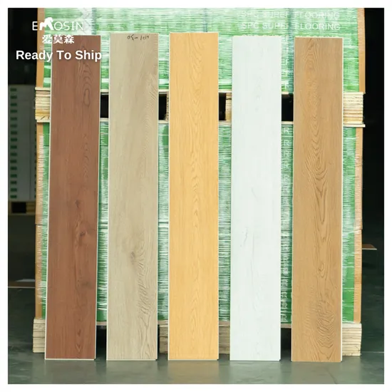 Luxury Ecofriendly Synchronized Fireproof PVC/Spc Plastic Vinyl Tile Flooring