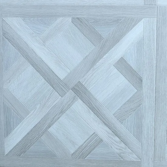 Luxury Parquet Floor Tiles Wood Floor with Marble Floor Decoration