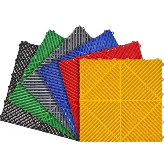 Anti-Slip Plastic Industrial Outdoor Interlocking Garage Floor Tiles