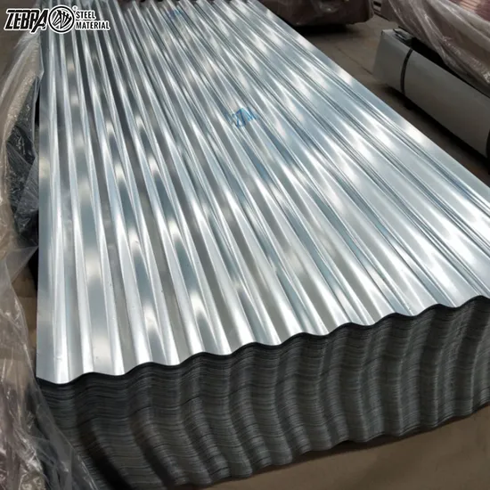 High Quality Z40 Z80 Z100 Zinc Coated Gi Galvanized Steel Corrugated Metal Roofing Sheet