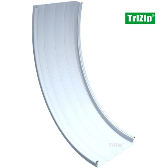 G2-7 Trizip Metal Aluminum Alloy Standing Seam Roofing, Facade System-Concave Curved Panel-Aircraft Hangar