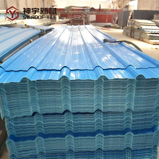 4 Layers Co-Extrusion Roofing Sheet Weather Resistant ASA PVC Resin Roof Tile