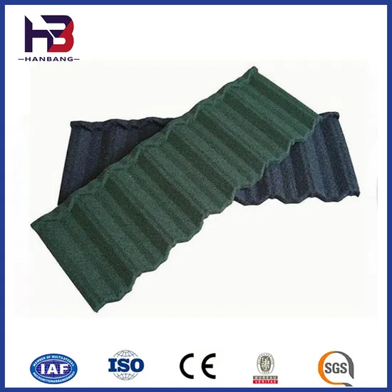 Stone Coated Steel Roof Tiles Shingle Roof Tiles Galvanized Metal Roofing Tile