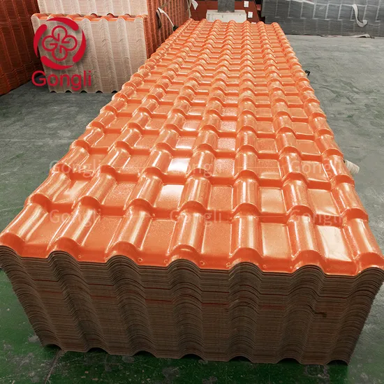 Plastic Material ASA PVC Mexico Roofing Shingles Roof Heat Roof