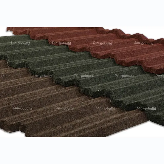 Sangobuild Roofing Tile Stone Coated Metal Aluminum -Zinc Roofing Sheet
