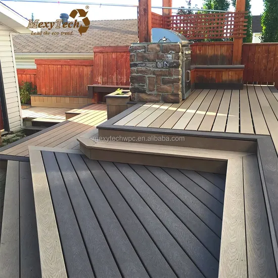 Hot Sale Wooden Flooring Wood Plastic Composite WPC Decking for Swimming Pool