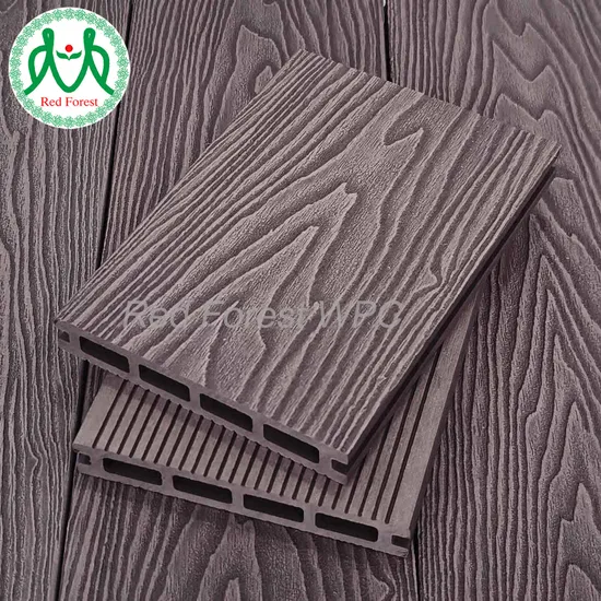 Eco-Friendly WPC 3D Embossing Decking for Sustainable Living