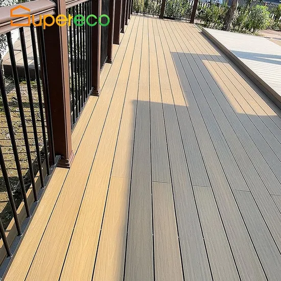 Scratch Solution Wood Plastic Composite Materials Easy Installation Outdoor WPC Decking Like Wooden Pool 3D Deck WPC Flooring