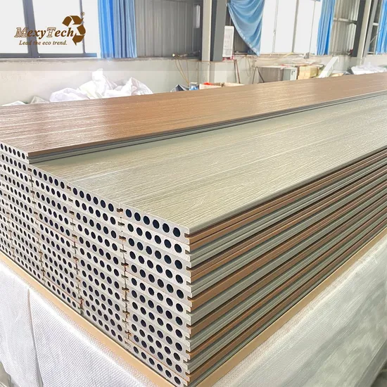 Easy Install 3D Wood Grain WPC Composite Floor Decking Timber