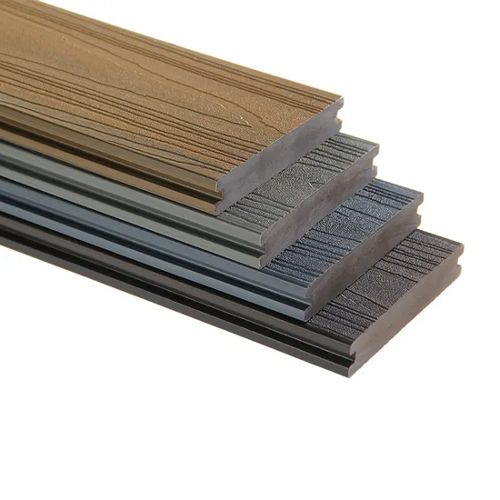 Anti-UV Two-Tones Wood Plastic Composite Waterproof Outdoor Decking for Pool
