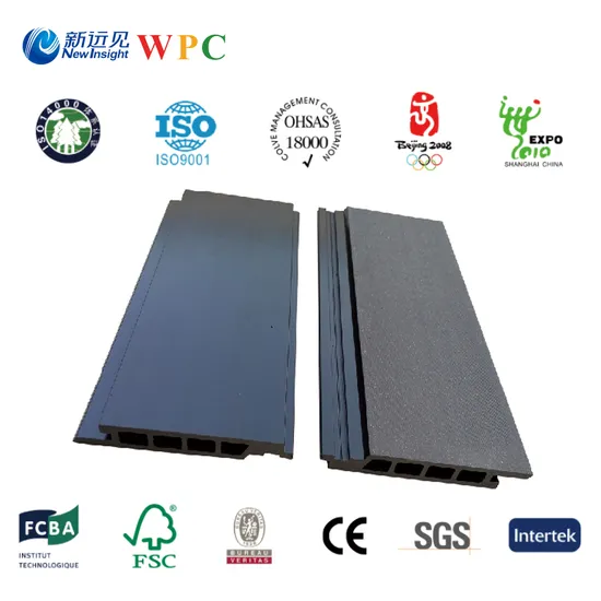 Easy Installing 146*24mm WPC Vinyl Flooring Wood Plastic Composite Decking for Sale Low Maintenance