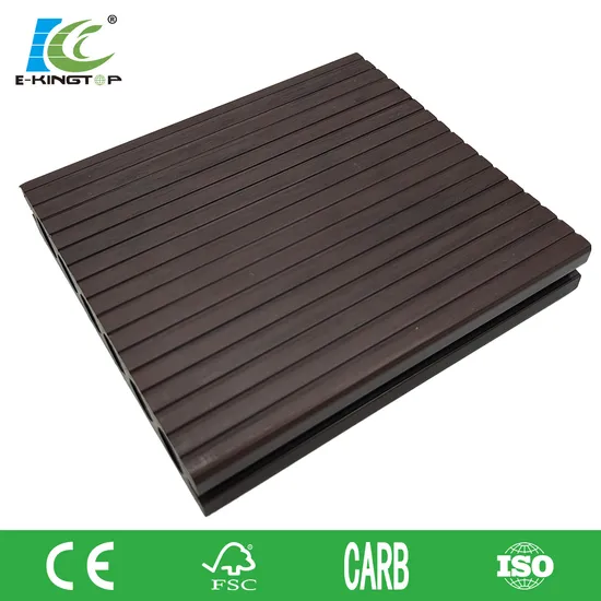 Factory Direct Supply Wood Plastic Composite Outdoor Boardwalk Hollow WPC Decking