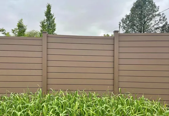 UV Proof Silver Gray Color WPC Cheap Panel Privacy Fence Panels for Sale