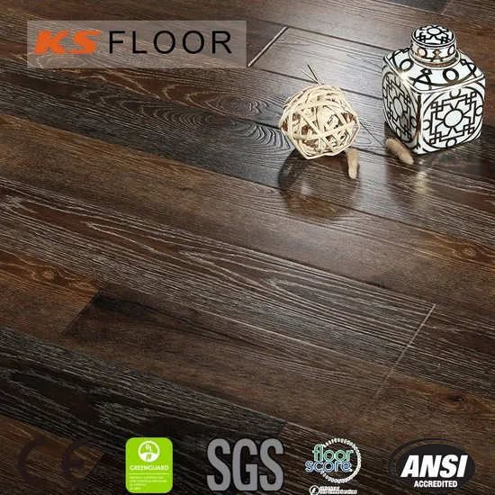 Building Material Laminated Engineered Wood HDF Parquet 8mm Oak Laminate Flooring for Commercial or Residential