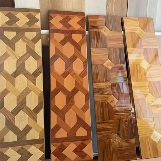 E0 Formaldehyde Commercial Laminate Wood Art Parquet Flooring