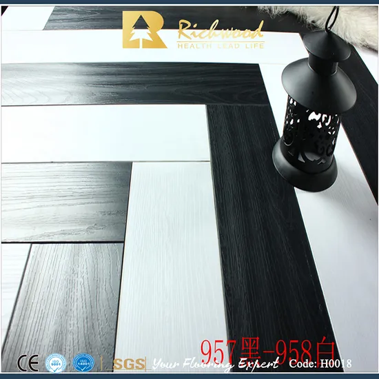 Commercial 12.3mm AC4 Embossed Teak Waxe3d Edged Herringbone Wood Wooden Laminate Laminated Flooring