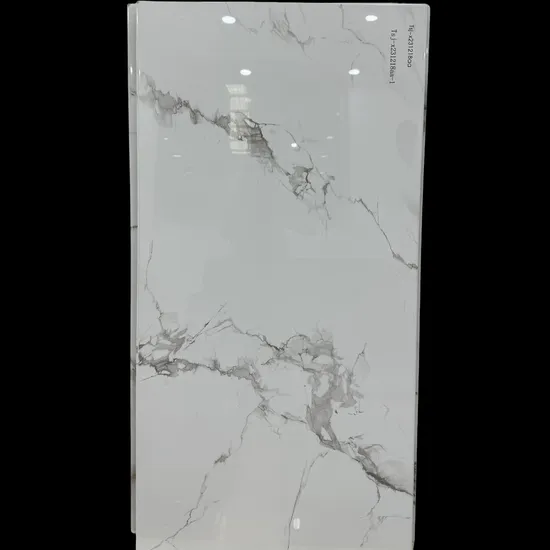 600X1200mm New White Marble Vitrified Polished Porcelain Wall Flooring Tiles