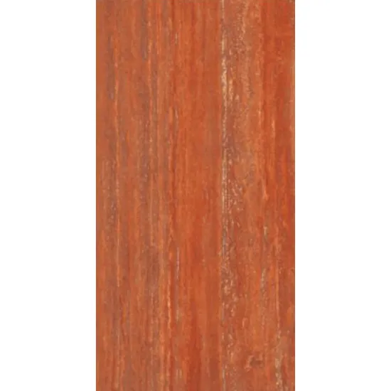 Artificial Large Size Porcelain Floor Tiles Italian Red Travertine Sintered Stone Slab
